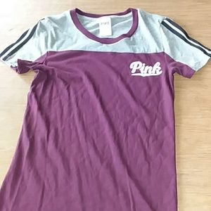 Pink jersey tee